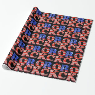 Papel De Presente bandeira da música rock americana