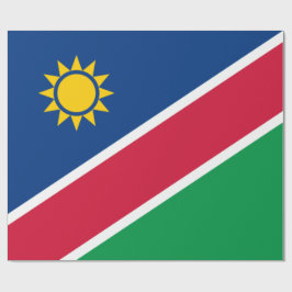 Papel De Presente Bandeira da Namíbia (África Austral)