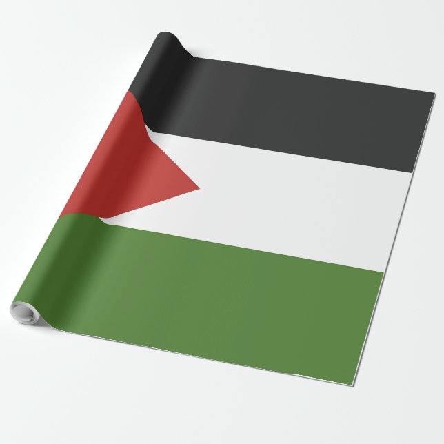 Papel De Presente bandeira da Palestina (Desenrolado)