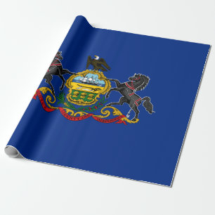 Papel De Presente Bandeira da Pensilvânia