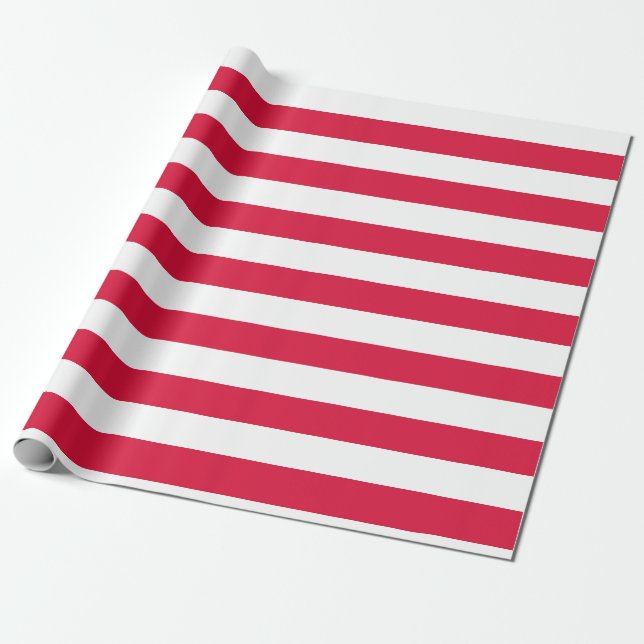Papel De Presente Bandeira da Polônia (Desenrolado)