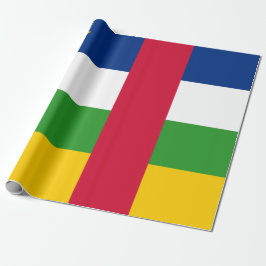 Papel De Presente Bandeira da República Centro-Africana (RCA)