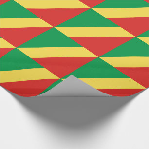 Papel De Presente Bandeira da República do Congo