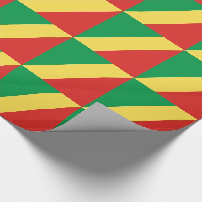 Papel De Presente Bandeira da República do Congo (Ponta)