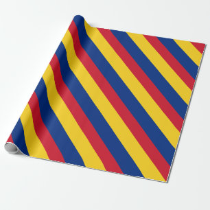 Papel De Presente Bandeira da Romênia