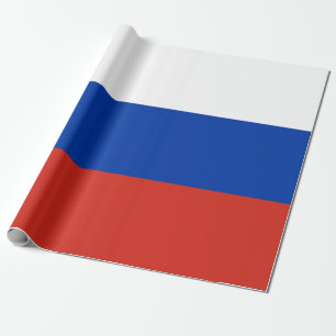 Papel De Presente Bandeira da Rússia (Rússia)
