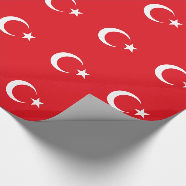 Papel De Presente Bandeira da Turquia (Ponta)