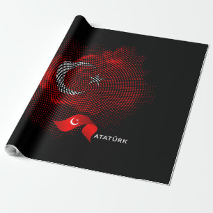 Papel De Presente bandeira da Turquia