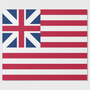Papel De Presente Bandeira da União dos Estados Unidos