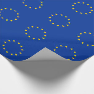 Papel De Presente Bandeira da União Europeia