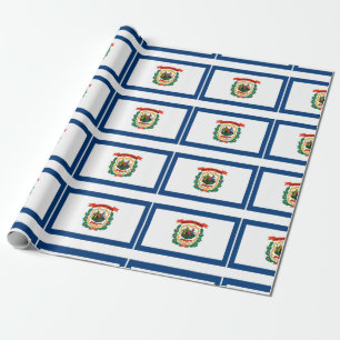 Papel De Presente bandeira da Virgínia Ocidental