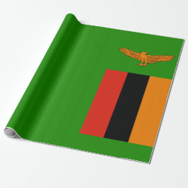Papel De Presente Bandeira da Zâmbia