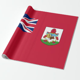 Papel De Presente Bandeira das Bermudas (Bermudiano) (Ilhas Caribes)