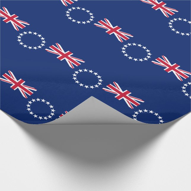 Papel De Presente Bandeira das Ilhas Cook (Ponta)