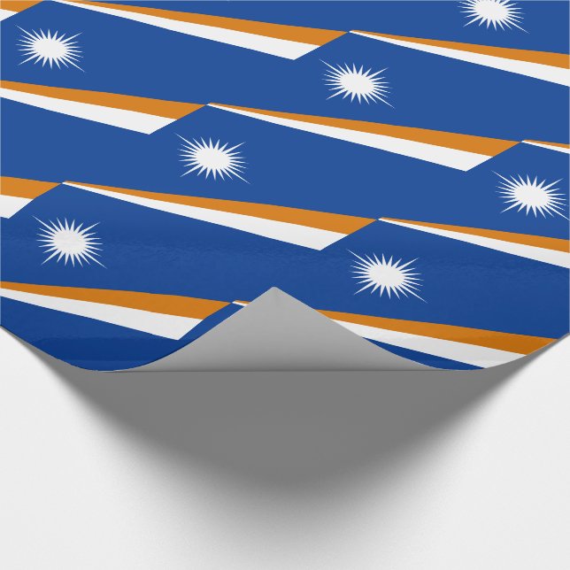 Papel De Presente Bandeira das Ilhas Marshall (Ponta)