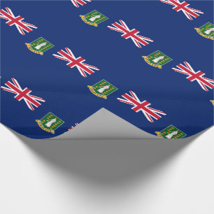 Papel De Presente Bandeira das Ilhas Virgens Britânicas