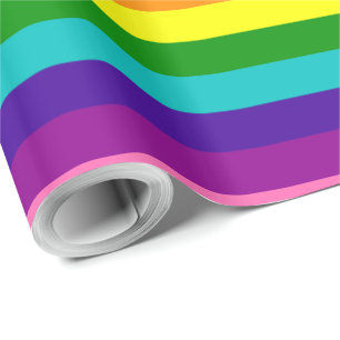 Papel De Presente Bandeira das listras do original 8 do orgulho gay