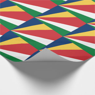 Papel De Presente Bandeira das Seychelles