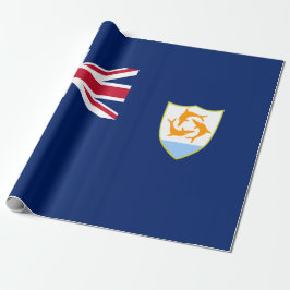 Papel De Presente Bandeira de Anguilla (Caribe)