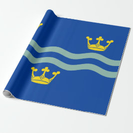 Papel De Presente Bandeira de Cambridgeshire (County of England, UK)