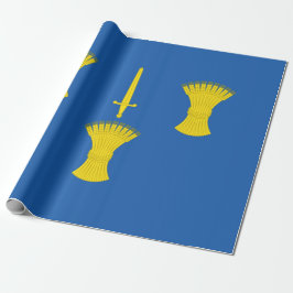 Papel De Presente Bandeira de Cheshire (distrito do Reino Unido)