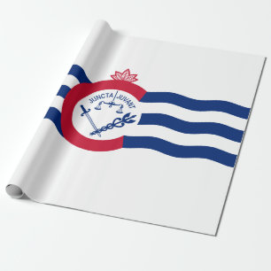 Papel De Presente Bandeira de Cincinnati (Ohio)