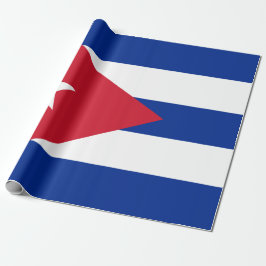 Papel De Presente Bandeira de Cuba