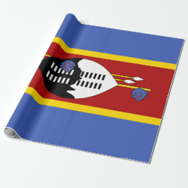 Papel De Presente Bandeira de Eswatini (Suazilândia)