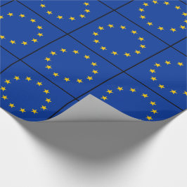 Papel De Presente Bandeira de Europa, bandeira européia