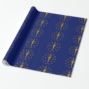 Papel De Presente Bandeira de Indiana
