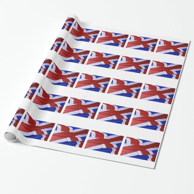 PAPEL DE PRESENTE BANDEIRA DE ISLÂNDIA (Desenrolado)