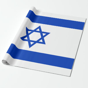 Papel De Presente Bandeira de Israel