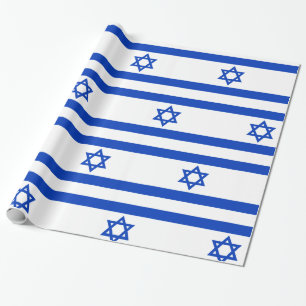 Papel De Presente Bandeira de Israel