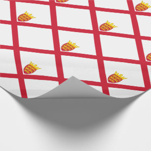 Papel De Presente Bandeira de Jersey