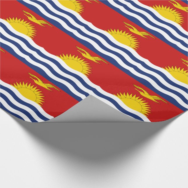 Papel De Presente Bandeira de Kiribati (Ponta)