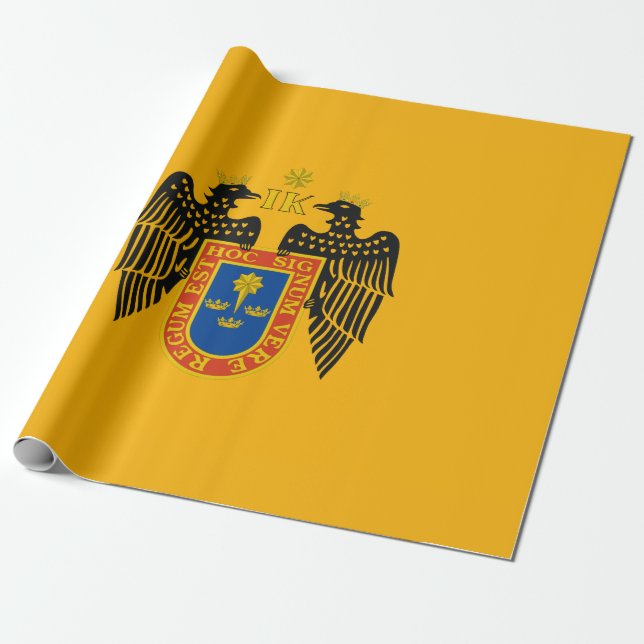 Papel De Presente Bandeira de Lima (Peru) (Desenrolado)