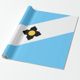 Papel De Presente Bandeira de Madison (Wisconsin)