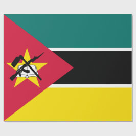 Papel De Presente Bandeira de Moçambique (Bandeira Nacional)