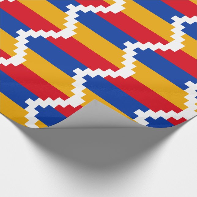 Papel De Presente Bandeira de Nagorno Karabakh (Ponta)