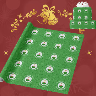 Papel De Presente Bandeira de Natal do Anjo Galês
