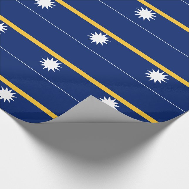 Papel De Presente Bandeira de Nauru (Ponta)