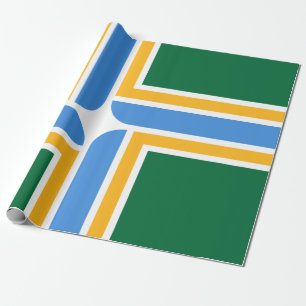 Papel De Presente Bandeira de Portland (Oregon)