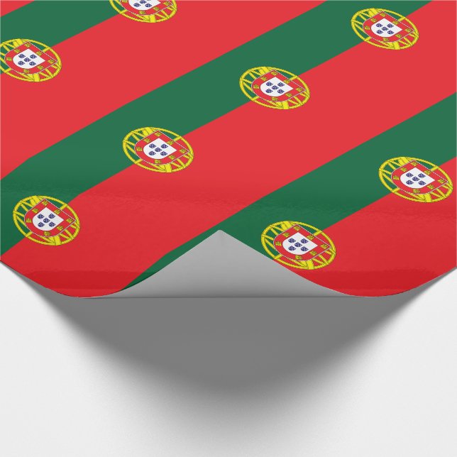 Papel De Presente Bandeira de Portugal (Ponta)