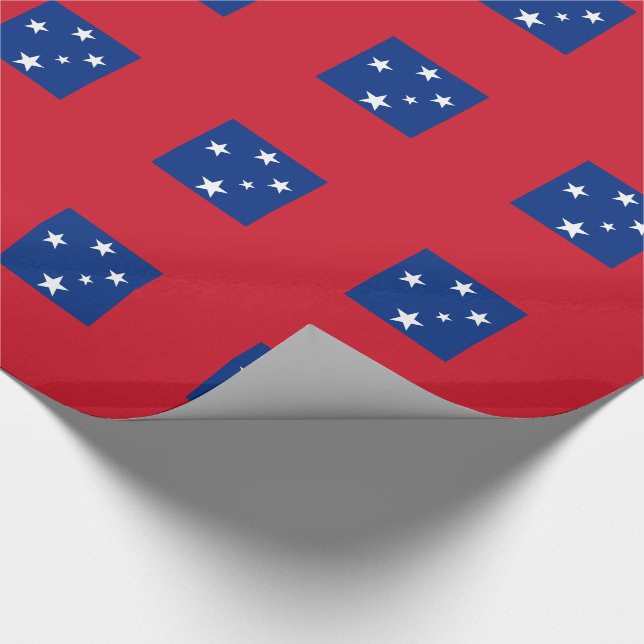 Papel De Presente Bandeira de Samoa (Ponta)