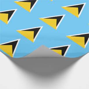 Papel De Presente Bandeira de Santa Lúcia