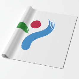 Papel De Presente Bandeira de Seul (Coreia do Sul)