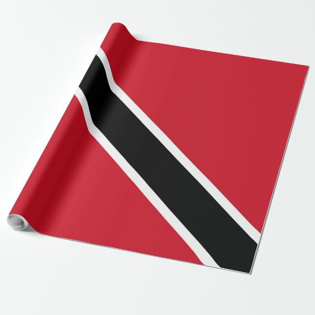 Papel De Presente bandeira de Trinidad e Tobago (Desenrolado)