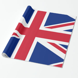 Papel De Presente Bandeira de Union Jack Ingleses