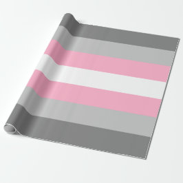 Papel De Presente Bandeira Demigirl (Orgulho da Menina Demi) (Identi