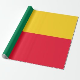 Papel De Presente Bandeira do Benim (África)